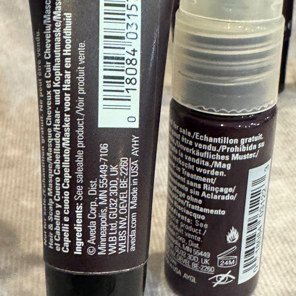 AVEDA‎ Invati advanced Travel Bottles scalp, Revitalizer and mask Lot - Picture 2 of 3